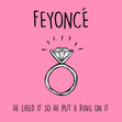 Feyonce Confetti-exploding Greetings Card