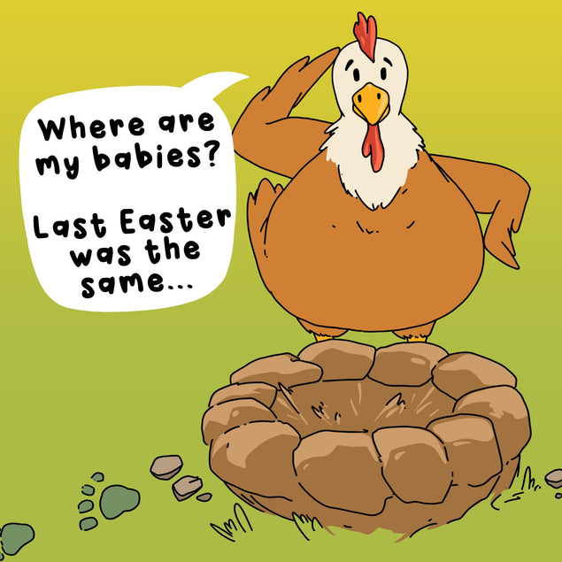 Where Are My Babies? Easter Confetti-exploding Greetings Card