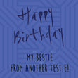 Funny Birthday For Your Bestie Confetti-exploding Greetings Card