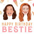 Stranger Things Bestie Birthday Confetti-exploding Greetings Card