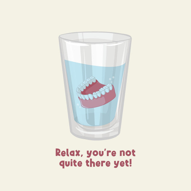 False Teeth Birthday Confetti-exploding Greetings Card