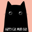 Happy Cat Mum Day Confetti-exploding Greetings Card