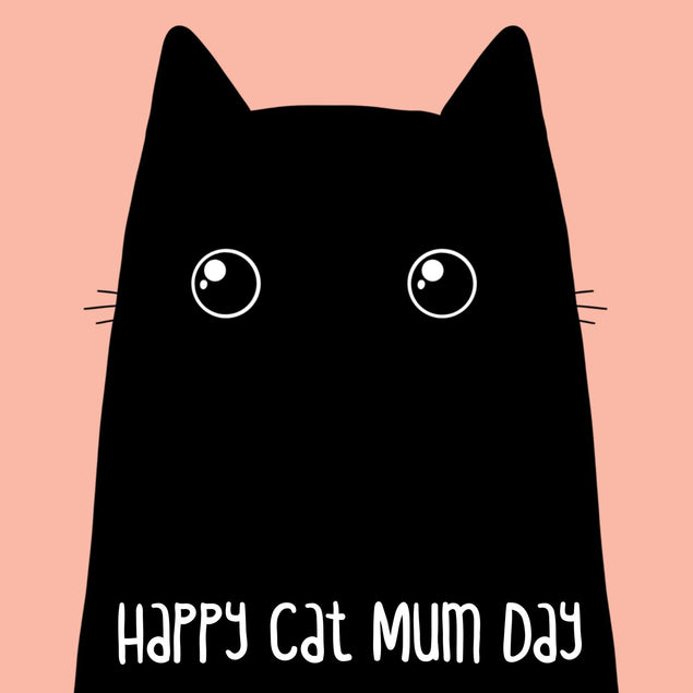 Happy Cat Mum Day Confetti-exploding Greetings Card