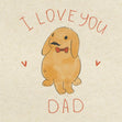 I Love You Dad Confetti-exploding Greetings Card
