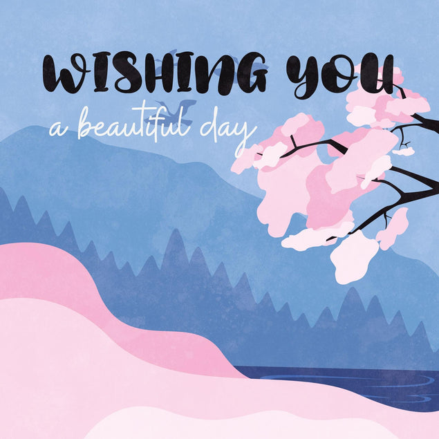 Wishing You A Beautiful Day Confetti-exploding Greetings Card