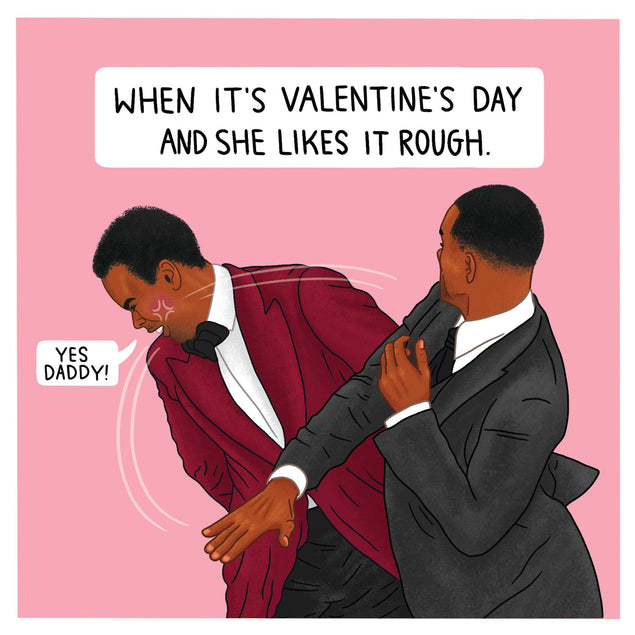 She Likes It Rough Meme Valentine's Day Confetti-exploding Greetings Card