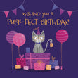 Cute Cat Birthday Birthday Confetti-exploding Greetings Card