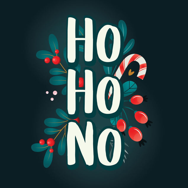 Ho Ho No Christmas Confetti-exploding Greetings Card