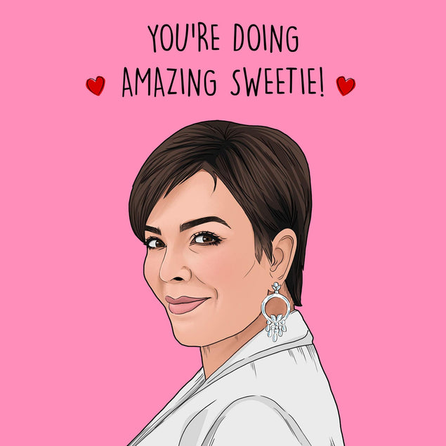 You're Doing Amazing Sweetie Confetti-exploding Greetings Card