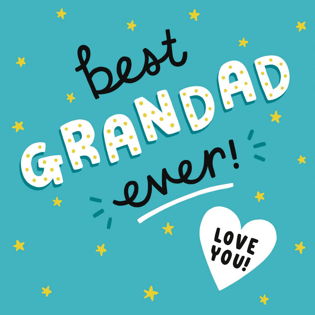 Best Grandad Ever Confetti-exploding Greetings Card