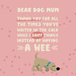 Dear Dog Mum Confetti-exploding Greetings Card