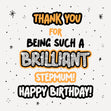 Happy Birthday Stepmum Brilliant Confetti-exploding Greetings Card