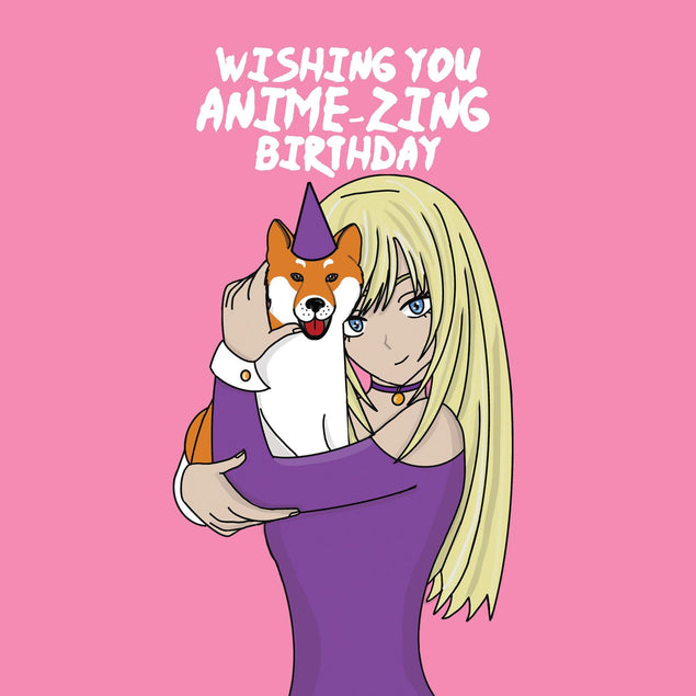 Anime-zing Birthday Confetti-exploding Greetings Card