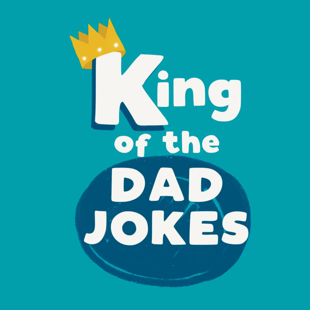 King Of The Dad Jokes Birthday Confetti-exploding Greetings Card