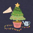 Merry Christmas Teacher Christmas Tree In A Pot Confetti-exploding Greetings Card