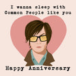 Common People Like You Anniversary Confetti-exploding Greetings Card
