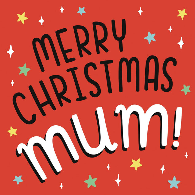 Merry Christmas Mum Confetti-exploding Greetings Card