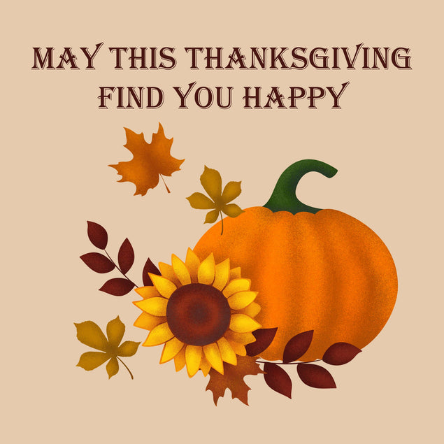 Happy Thanksgiving Day Pumpkin Confetti-exploding Greetings Card