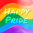 Happy Pride Flag Confetti-exploding Greetings Card