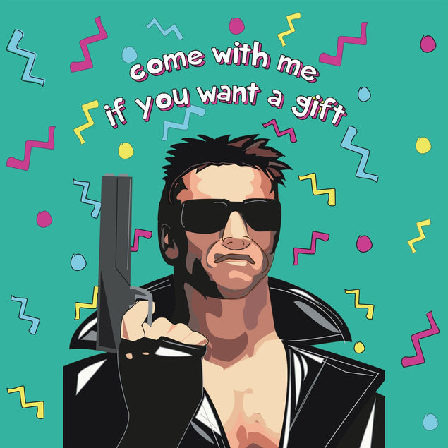 Come With Me If You Want A Gift Birthday Confetti-exploding Greetings Card
