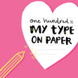 My Type On Paper Confetti-exploding Greetings Card