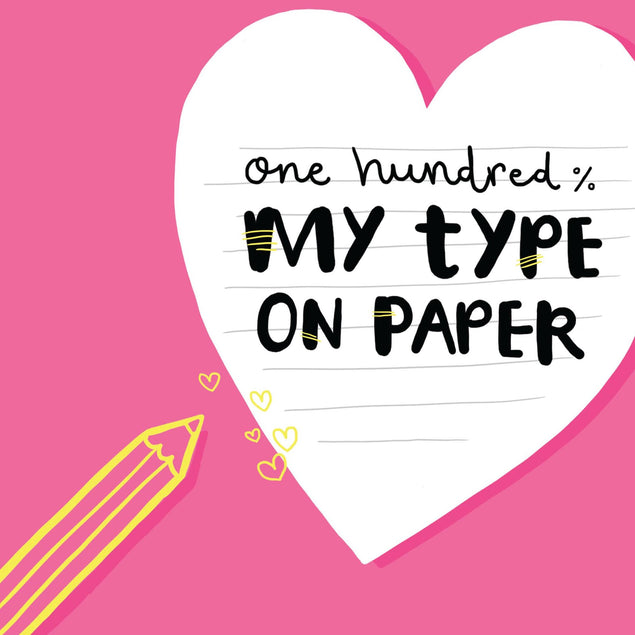 My Type On Paper Confetti-exploding Greetings Card