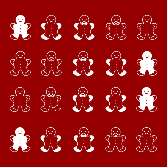 Christmas Gingerbread Man Confetti-exploding Greetings Card