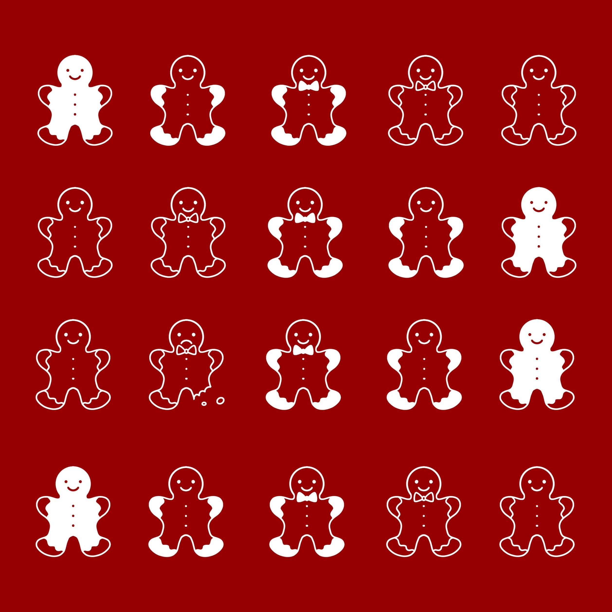 Ginderbread Man Exploding Christmas Gingerbread Man Confetti-exploding Greetings Card – Boomf