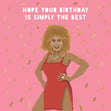 Simply The Best Tina Turner Birthday Confetti-exploding Greetings Card