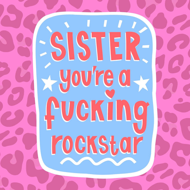 You're A Fucking Rockstar Confetti-exploding Greetings Card