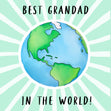 Best Grandad Confetti-exploding Greetings Card