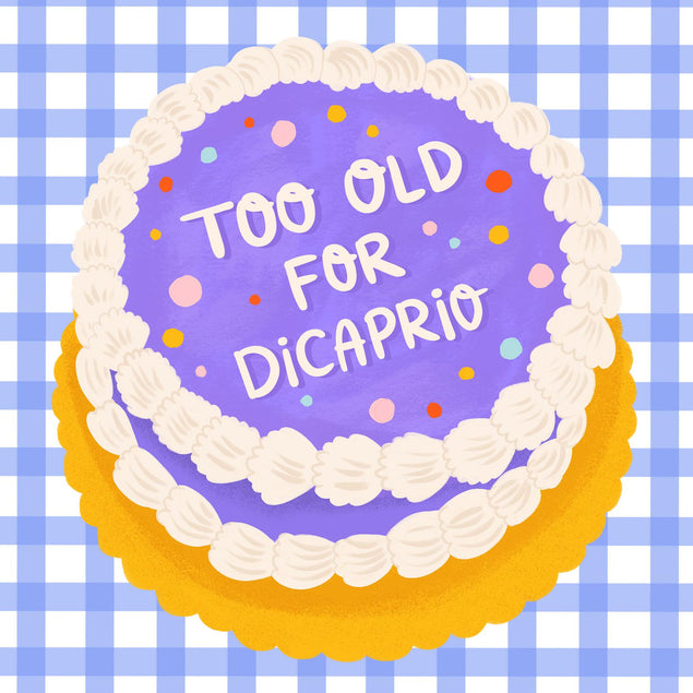 25th Birthday Too Old For DiCaprio Confetti-exploding Greetings Card