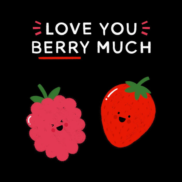 Love You Berry Much Confetti-exploding Greetings Card