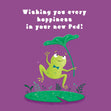 Every Hoppiness Frog New Home Confetti-exploding Greetings Card