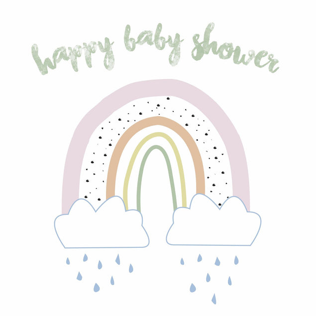 Happy Baby Shower Confetti-exploding Greetings Card