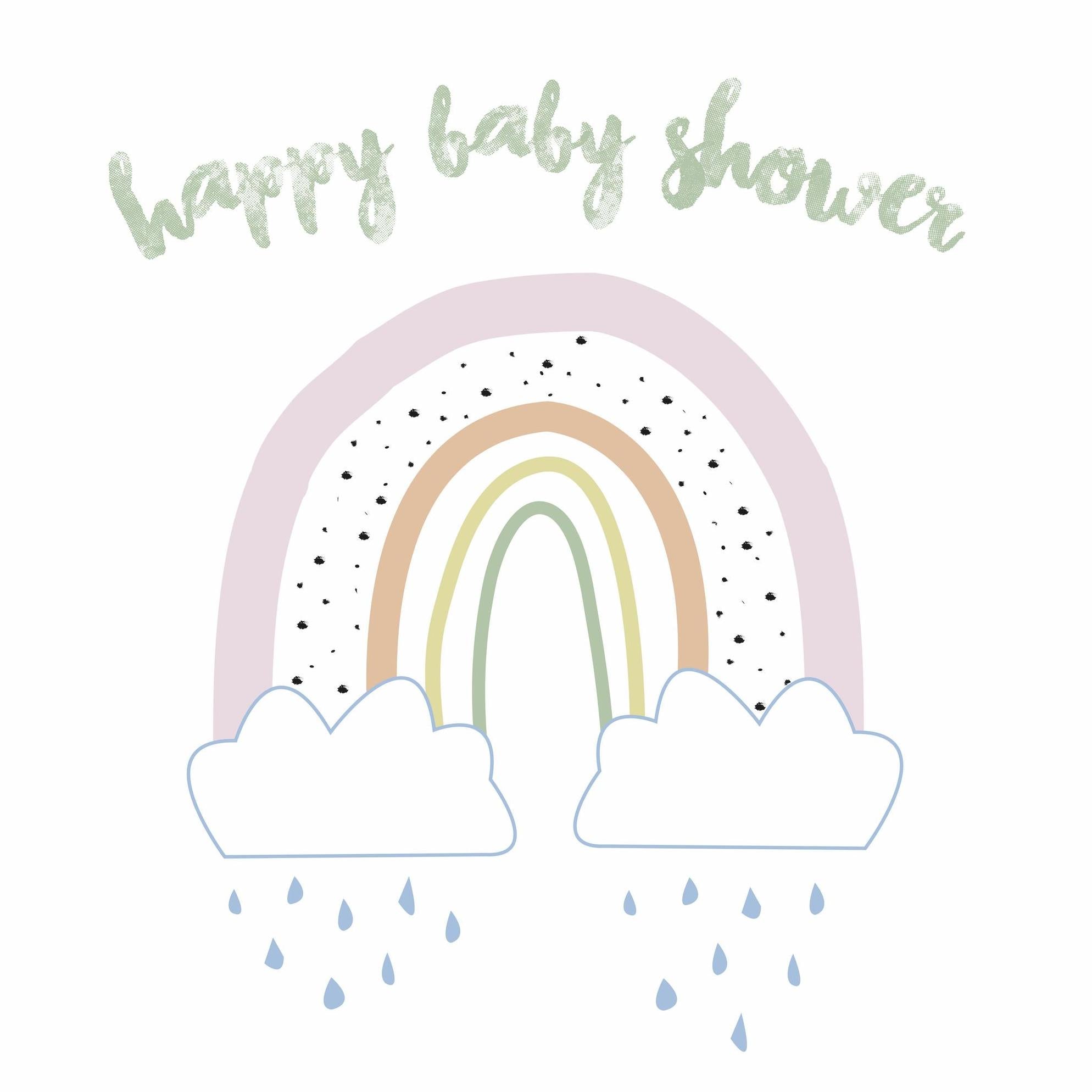 Exploding Baby Shower Happy Baby Shower Confetti-exploding Greetings Card – Boomf