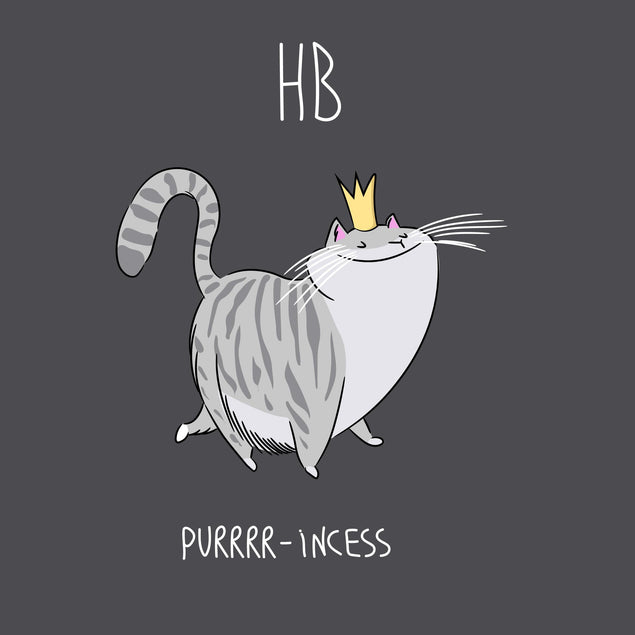 Happy Birthday Purrrr-Incess Cat Wearing A Crown Confetti-exploding Greetings Card