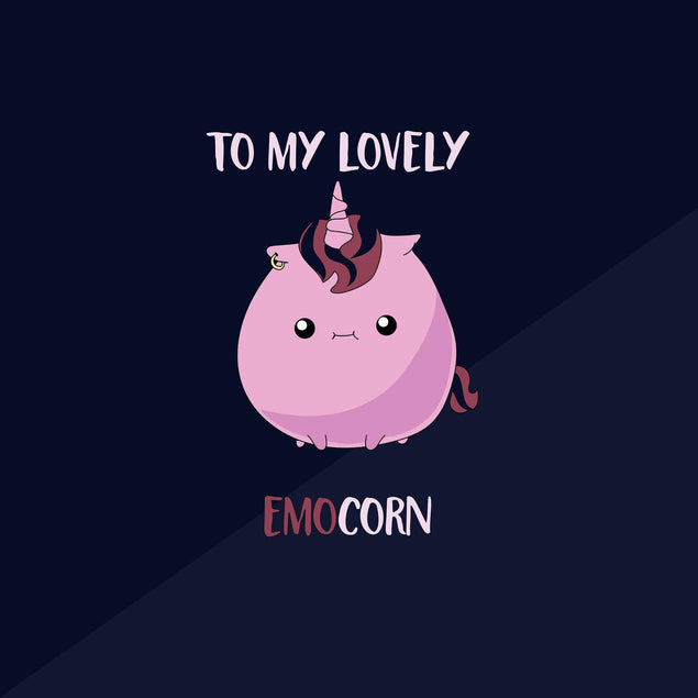 To My Lovely Emocorn Confetti-exploding Greetings Card