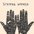 Strong Women Confetti-exploding Greetings Card
