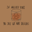 In Whiskey Years You Just Got More Delicious Happy Birthday Confetti-exploding Greetings Card