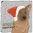 Merry Christmas German Shepherd Confetti-exploding Greetings Card