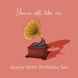 Happy 50th Birthday Son Old Like Me Confetti-exploding Greetings Card