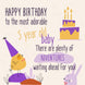 Cute Chick Happy 5th Birthday Baby Confetti-exploding Greetings Card