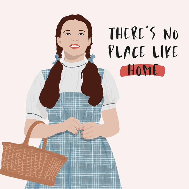 There's No Place Like Home - Dorothy Confetti-exploding Greetings Card