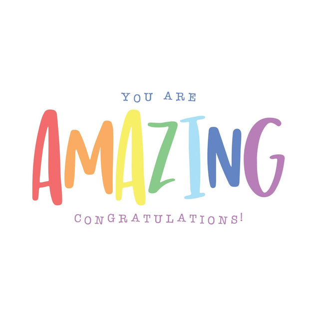 You Are Amazing Confetti-exploding Greetings Card