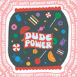 Dude Power Happy Birthday Confetti-exploding Greetings Card