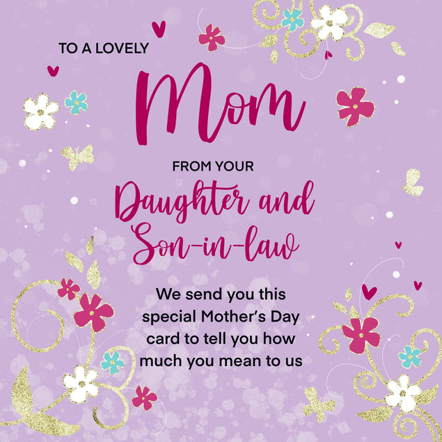 To A Lovely Mom Happy Mother's Day Confetti-exploding Greetings Card