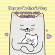 To My Purr-fect Daughter Confetti-exploding Greetings Card