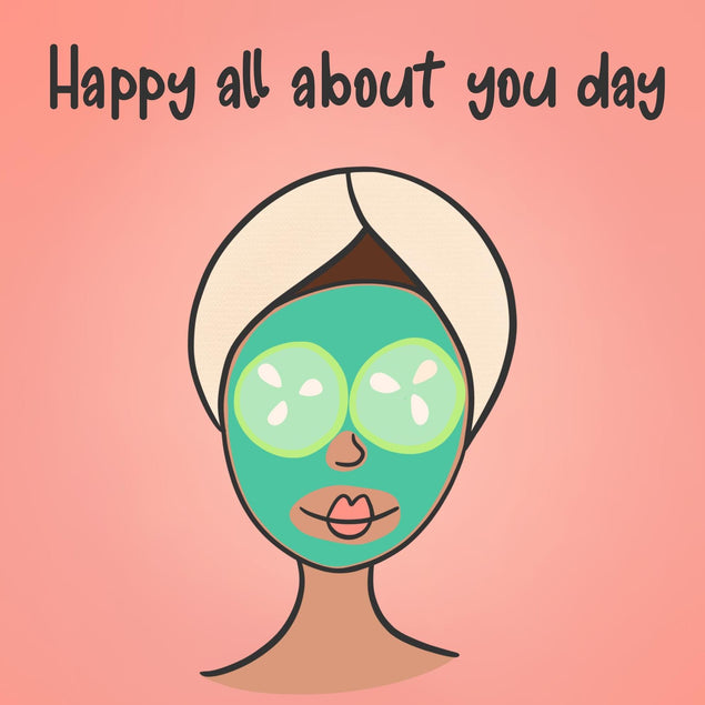 All About You Day Confetti-exploding Greetings Card