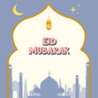Eid Mubarak Confetti-exploding Greetings Card